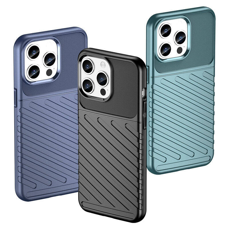 Pancerne etui iPhone 15 Pro Max Thunder Case - czarne