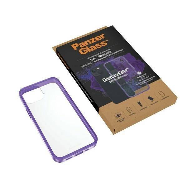 PanzerGlass ClearCase iPhone 13 Mini 5.4" Antibacterial Military grade Grape 0327