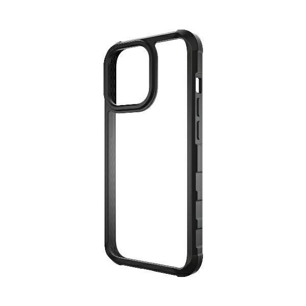 PanzerGlass ClearCase iPhone 13 Pro 6.1" black Antibacterial Military grade SilverBullet 0324