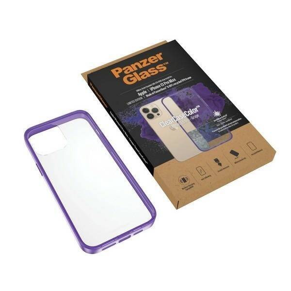 PanzerGlass ClearCase iPhone 13 Pro Max 6.7" Antibacterial Military grade Grape 0342