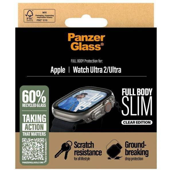 PanzerGlass Full Body Slim Apple Watch    Ultra 2 / Ultra 49mm przezroczysty/transparent 3715