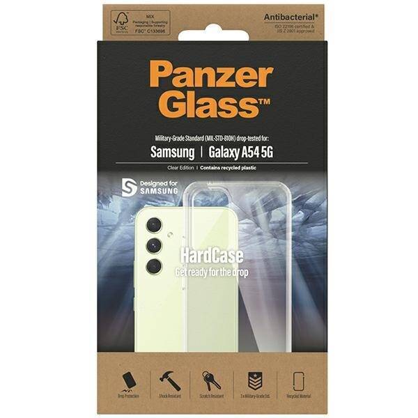 PanzerGlass HardCase Samsung A54 5G A546 Antibacterial Military grade clear 0445