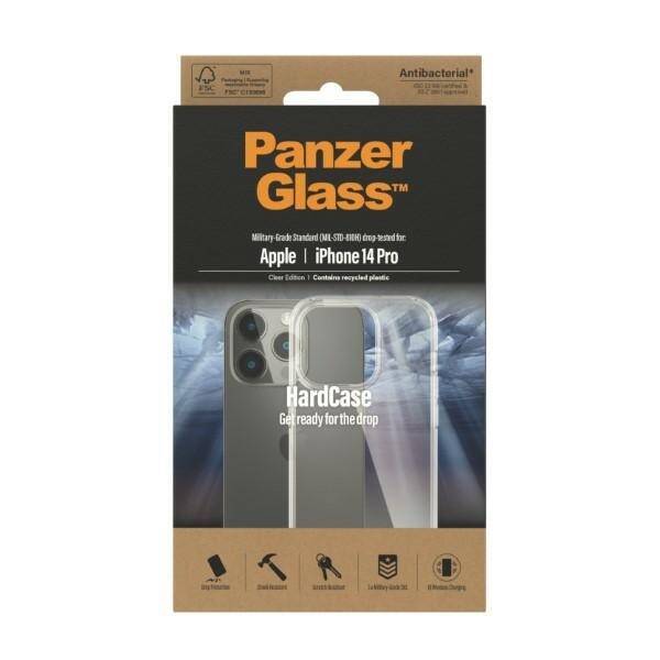 PanzerGlass HardCase iPhone 14 Pro 6,1" Antibacterial Military grade transparent 0402