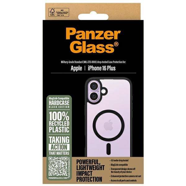 PanzerGlass HardCase iPhone 16 Plus 6.7" czarny/black MagSafe 1303