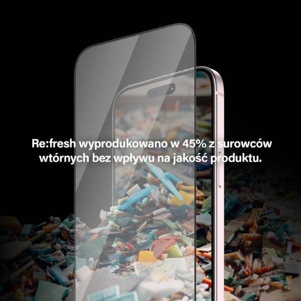 PanzerGlass Re:fresh Glass iPhone 15 6.1" Ultra-Wide-Fit Screen Protection Easy Aligner 2821