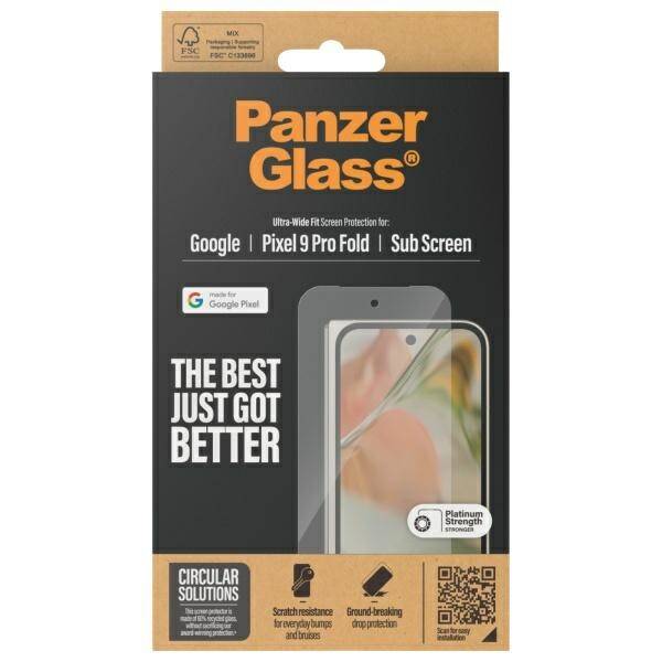 PanzerGlass Screen Protector Google       Pixel 9 Pro Fold Ultra-Wide Fit 4788