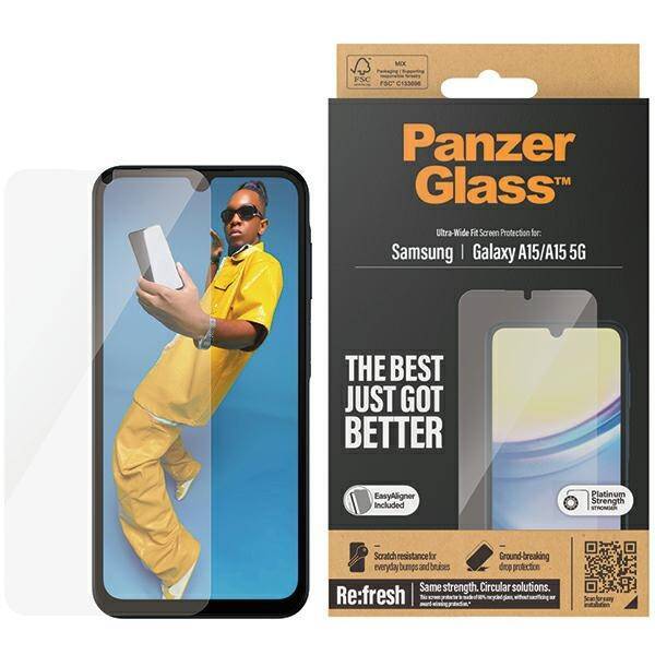 PanzerGlass Ultra-Wide Fit Sam A15 / A15 5G Screen Protection 7349