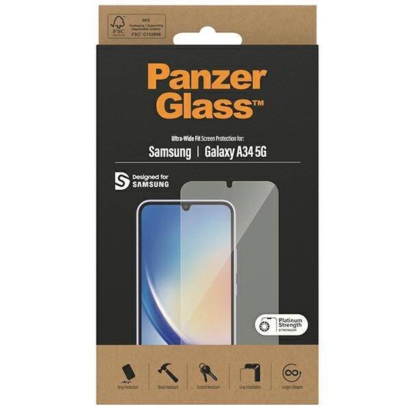 PanzerGlass Ultra-Wide Fit Sam A34 5G A346 Screen Protection 7327