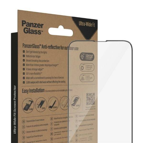 PanzerGlass Ultra-Wide Fit iPhone 14 Plus / 13 Pro Max 6,7" Screen Protection Anti-reflective Antibacterial Easy Aligner Included 2789