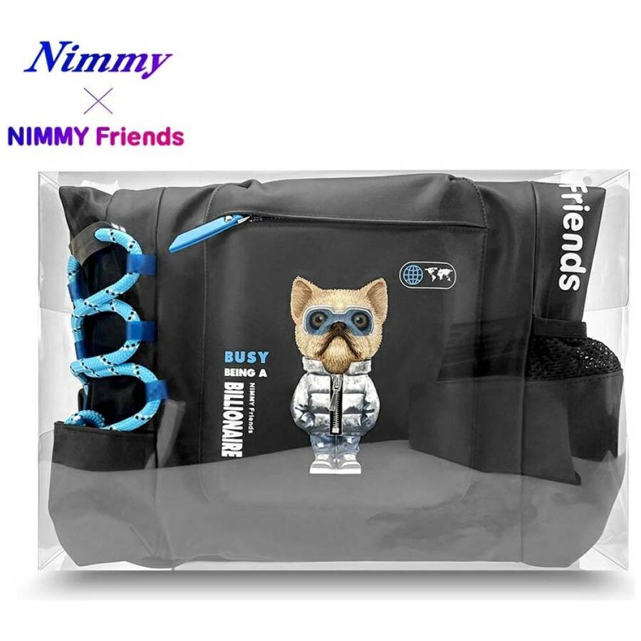 Plecak Nimmy Glasses Cool Cat do laptopa  czarny