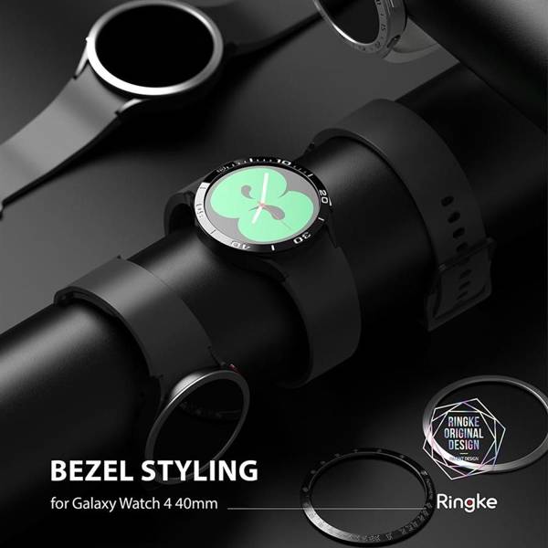 RINGKE BEZEL STYLING GALAXY WATCH 4 40 MM STAINLESS BLACK