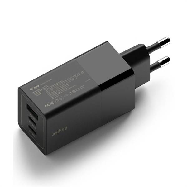 RINGKE GAN 3-PORT NETWORK CHARGER 65W BLACK