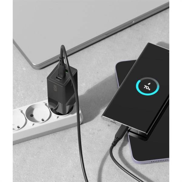 RINGKE GAN 3-PORT NETWORK CHARGER 65W BLACK