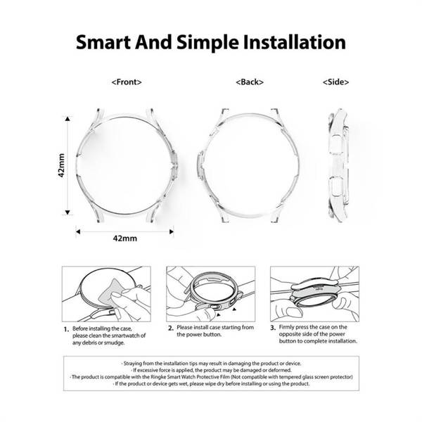 RINGKE SLIM 2-PACK GALAXY WATCH 4 CLASSIC 42 MM CLEAR