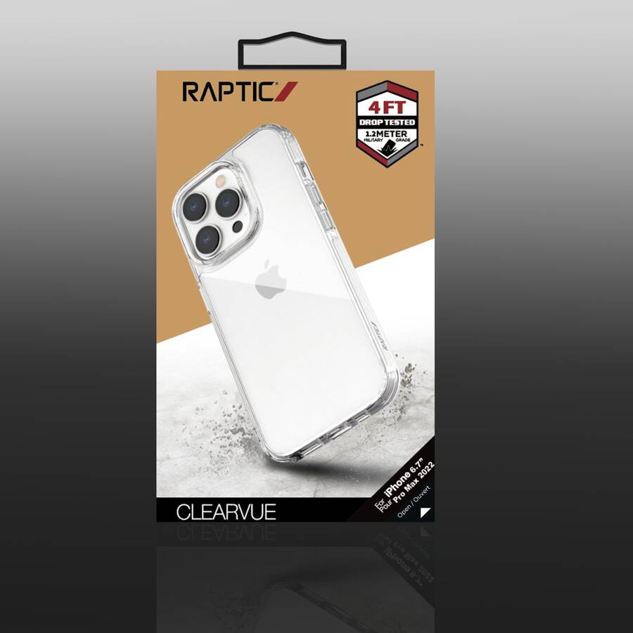 Raptic X-Doria Clearvue Case etui iPhone 14 Pro Max pokrowiec plecki przezroczysty