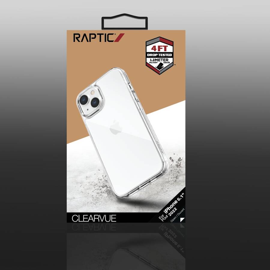 Raptic X-Doria Clearvue Case etui iPhone 14 pokrowiec plecki przezroczysty