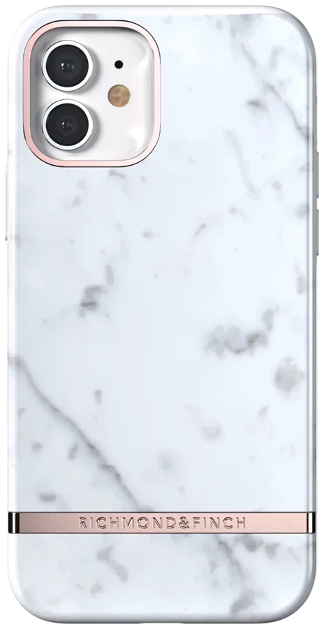 Richmond & Finch iPhone 12/12 Pro Freedom Case, White Marble
