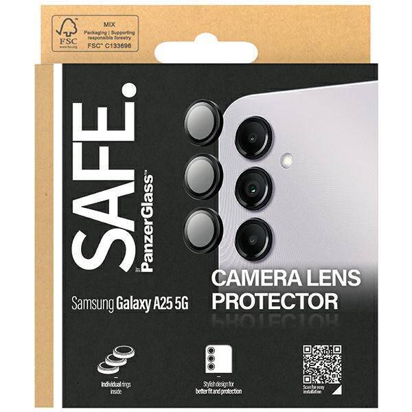 SAFE by PanzerGlass Sam A25 5G Hoops Camera czarny/black SAFE95682