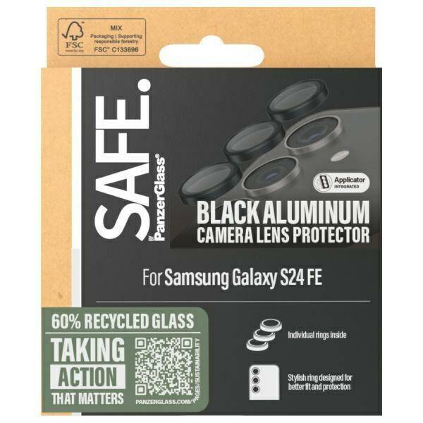 SAFE by PanzerGlass Sam S24 FE S721 Lens  Protector czarny/black SAFE95986