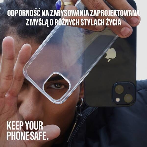 SAFE by PanzerGlass iPhone 15 Pro Max 6.7" Hardcase przezroczysty/transparent SAFE95541 100 % recycled TPU