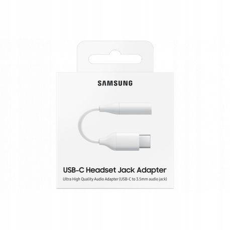 SAMSUNG ADAPTER EE-UC10JUWEGUS TYPE-C JACK 3,5MM BIAŁY