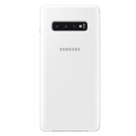 SAMSUNG CLEAR VIEW COVER EF-ZG975CWEGWW GALAXY S10+ PLUS BIAŁY