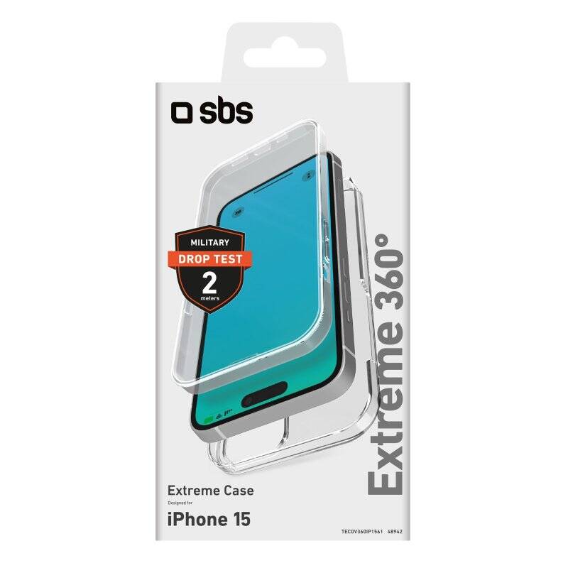 SBS 360° Full Body cover for iPhone 15 - Extreme Collection