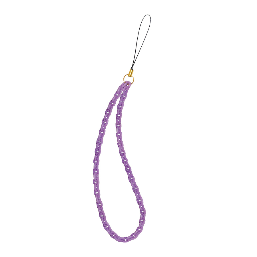 SBS Beads for smartphone, chain, purple