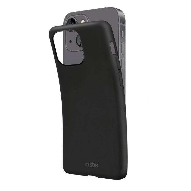 SBS Black Polo One Cover Semi-hard, silk touch, for iPhone 14/13