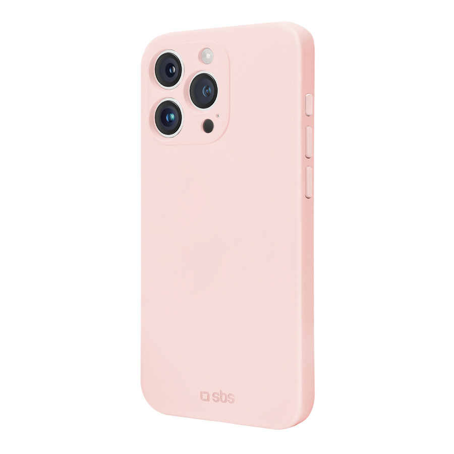 SBS - Etui Instinct do iPhone'a 15 Pro w kolorze różowym