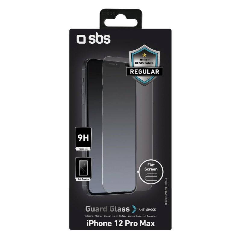 SBS Glass screen protector for iPhone 12 Pro Max