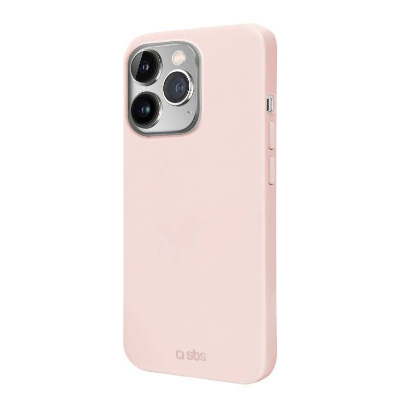 SBS Pink Instinct Cover Rigid, velvet touch, for iPhone 14 Pro