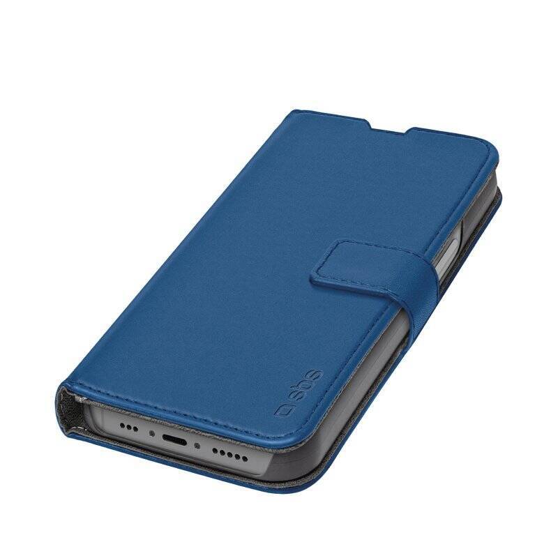 SBS Wallet Book Case Book-style design, for iPhone 14/13 Blue