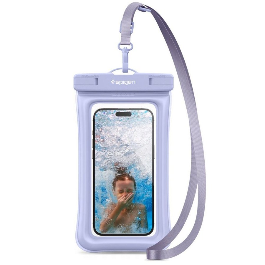 SPIGEN A610 UNIVERSAL WATERPROOF FLOAT CASE AQUA BLUE