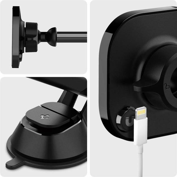 SPIGEN ITS35 MAGNETIC MAGSAFE DASHBOARD CAR MOUNT BLACK