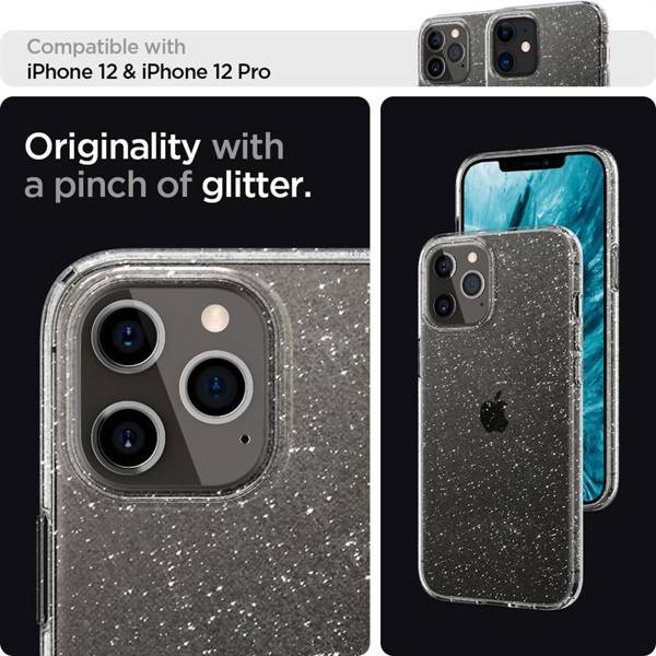 SPIGEN LIQUID CRYSTAL IPHONE 12 / 12 PRO GLITTER CRYSTAL