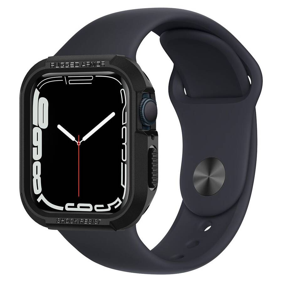 SPIGEN RUGGED ARMOR APPLE WATCH 4 / 5 / 6 / 7 / 8 / 9 / SE (40 / 41 MM) BLACK