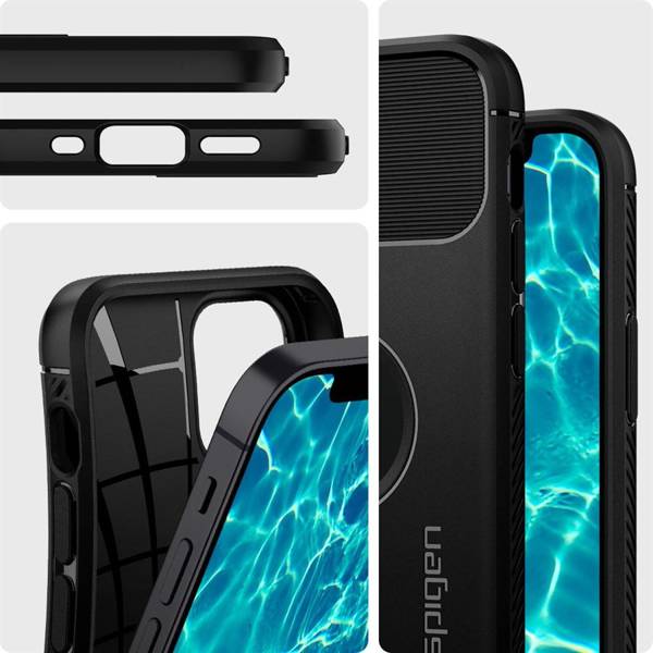 SPIGEN RUGGED ARMOR IPHONE 12 MINI MATTE BLACK