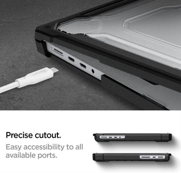 SPIGEN RUGGED ARMOR MACBOOK PRO 14 2021-2022 MATTE BLACK