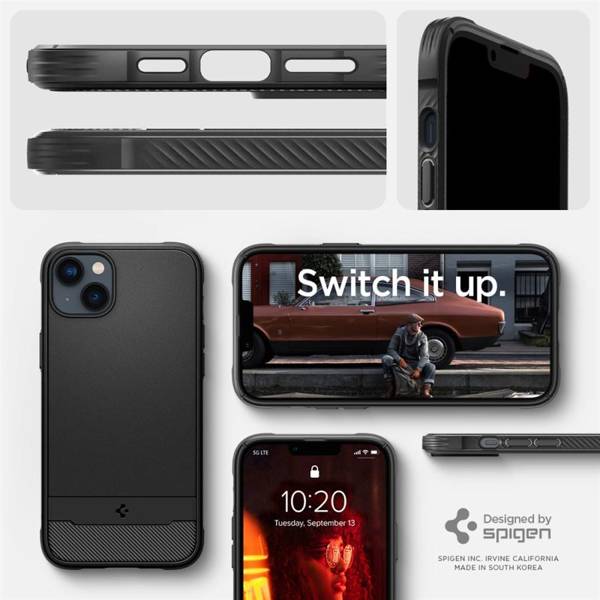 SPIGEN RUGGED ARMOR MAG MAGSAFE IPHONE 14 PLUS / 15 PLUS MATTE BLACK