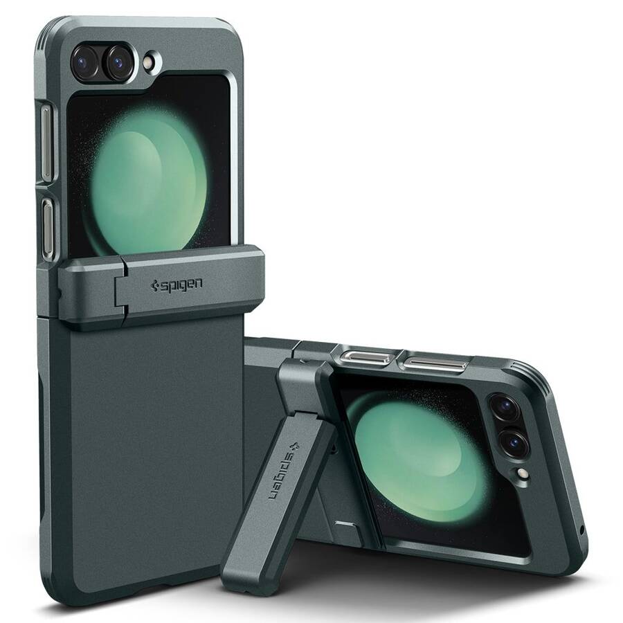 SPIGEN TOUGH ARMOR PRO GALAXY Z FLIP 5 ABYSS GREEN