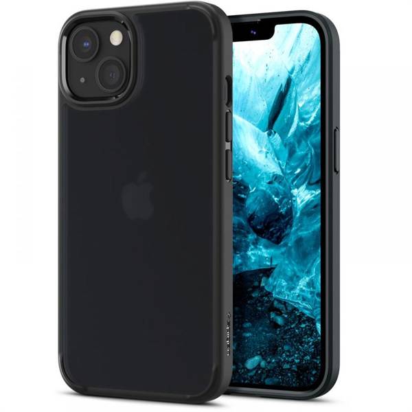 SPIGEN ULTRA HYBRID IPHONE 13 MATTE FROST BLACK