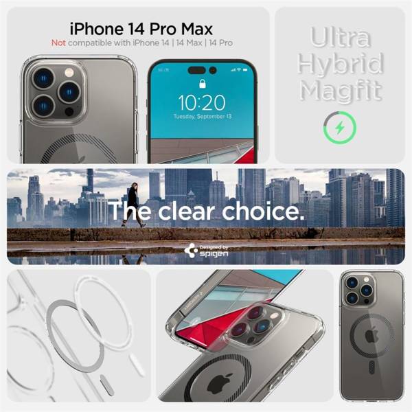 SPIGEN ULTRA HYBRID MAG MAGSAFE IPHONE 14 PRO MAX CARBON FIBER