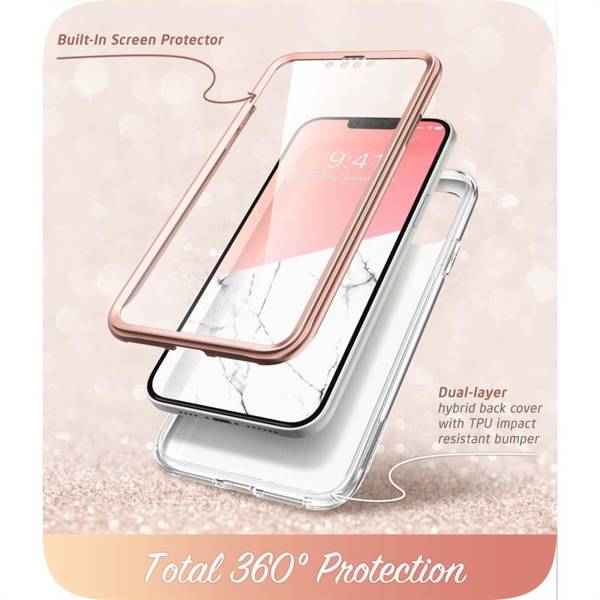 SUPCASE COSMO IPHONE 13 / 14 MARBLE PINK