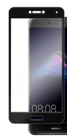 SZKŁO HARTOWANE 3D CAŁY EKRAN HUAWEI MATE 10 CZARNE ŻELOWA RAMKA