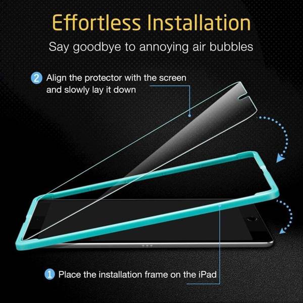 SZKŁO HARTOWANE ESR TEMPERED GLASS IPAD 10.2 7 / 8 / 9 / 2019-2021 CLEAR