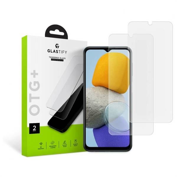 SZKŁO HARTOWANE GLASTIFY OTG+ 2-PACK GALAXY M23 5G CLEAR