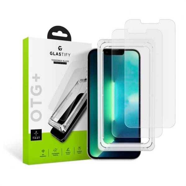 SZKŁO HARTOWANE GLASTIFY OTG+ 2-PACK IPHONE 13 PRO MAX