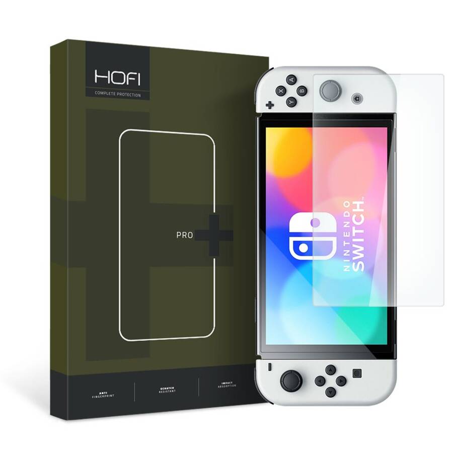 SZKŁO HARTOWANE HOFI GLASS PRO+ NINTENDO SWITCH OLED CLEAR