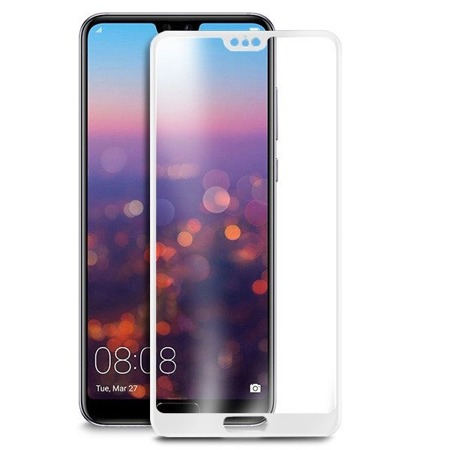 SZKŁO HARTOWANE MOCOLO TG+ 3D HUAWEI P20 LITE BIAŁE